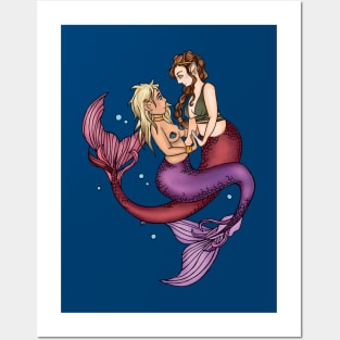 Mermaids Posters and Art